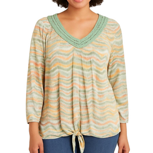 308. NWT WOMENS RUBY RD. 2X DETAIL TOP